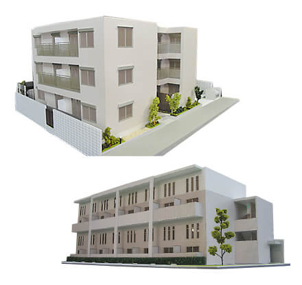 集合住宅模型