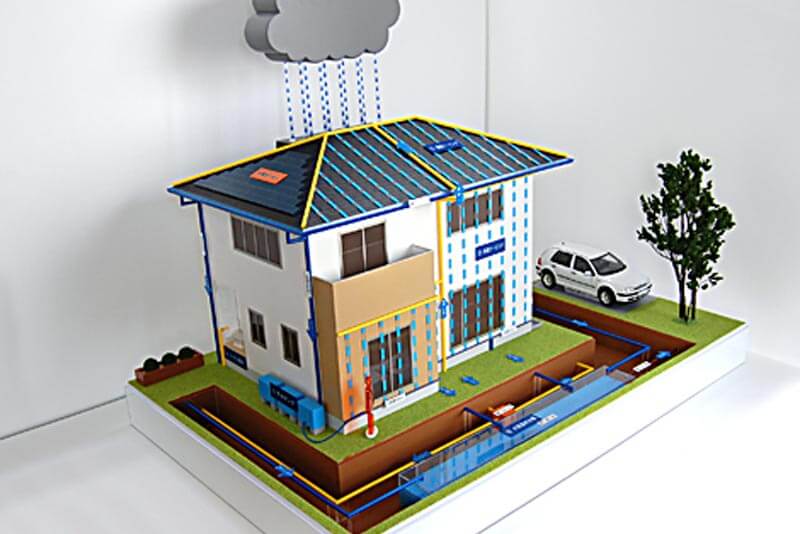 14 雨水利用住宅模型