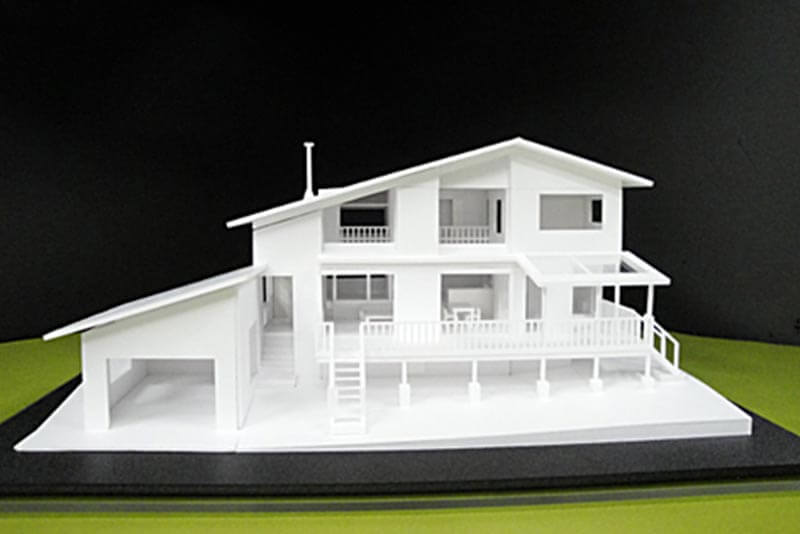 07 住宅模型_ホワイト