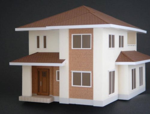 11 住宅模型_カラー