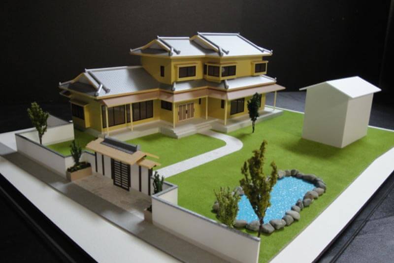 16 住宅模型_カラー