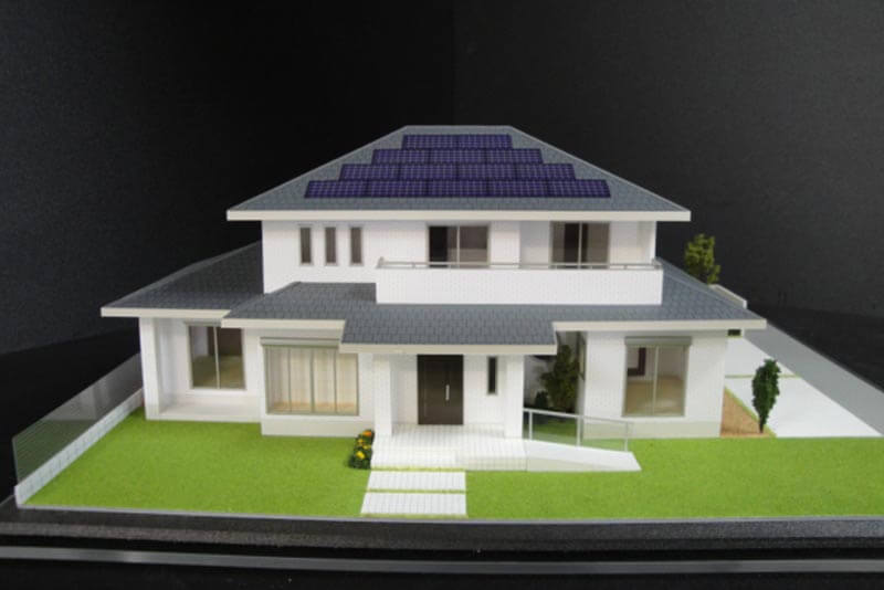 18 住宅模型_カラー