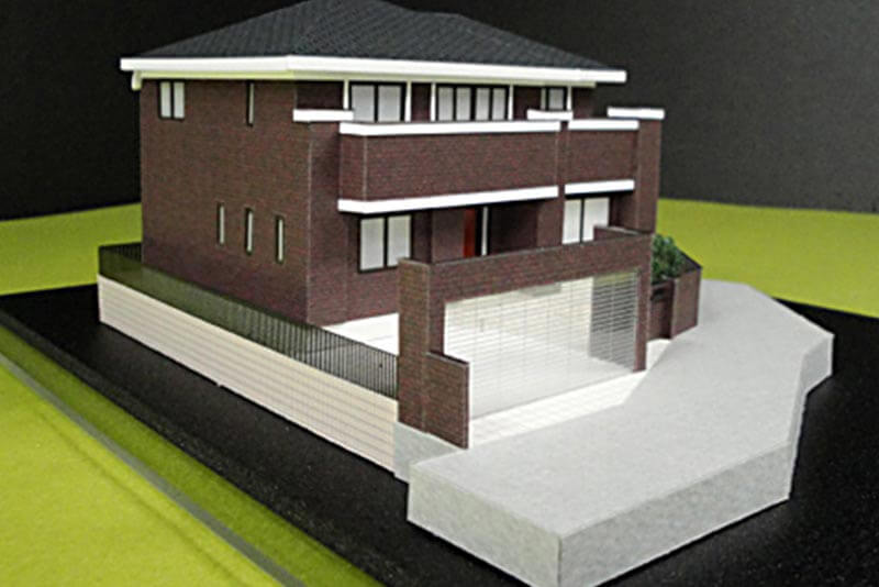 20 住宅模型_カラー