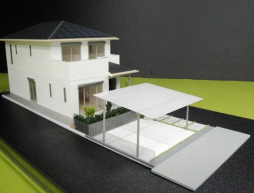 21 住宅模型_カラー