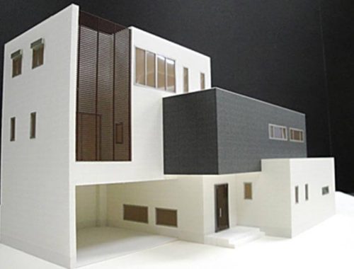 23 住宅模型_カラー