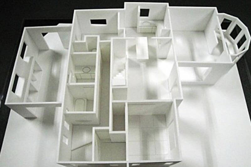 33 住宅模型_ホワイト（スタディ模型）