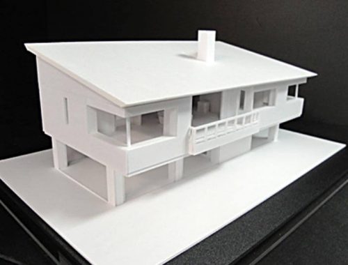 37 住宅模型_ホワイト（スタディ模型）