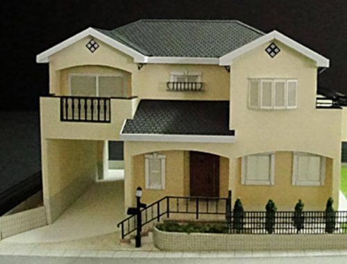 38 住宅模型_カラー