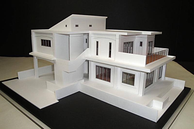 39 住宅模型_ホワイト