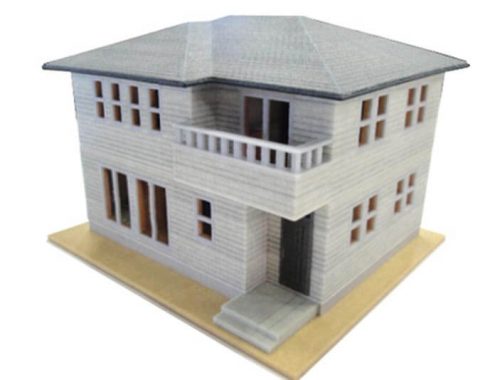 44 3Dプリント住宅模型