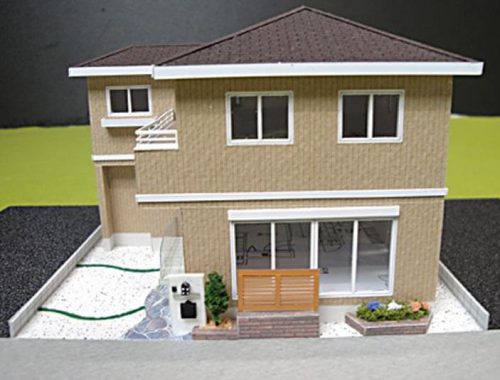 48 住宅模型_カラー
