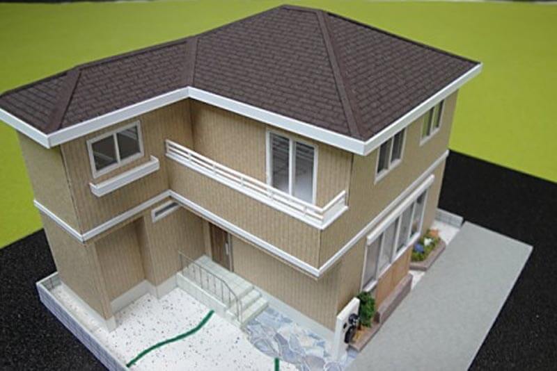 48 住宅模型_カラー