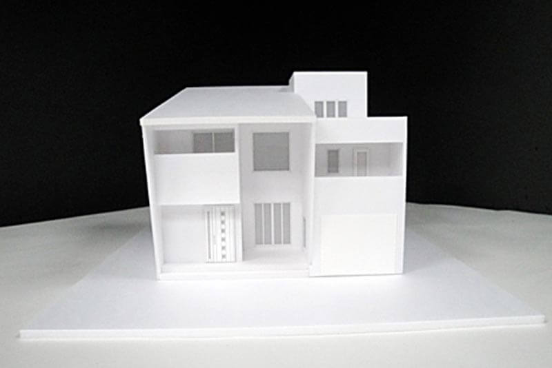 51 住宅模型_白（スタディ模型）