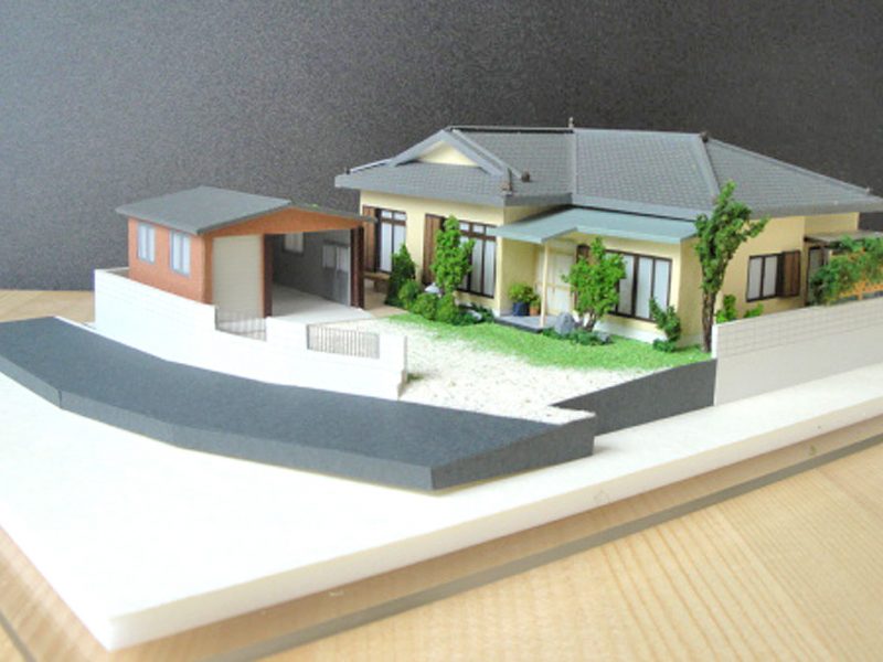54 住宅模型＿カラー