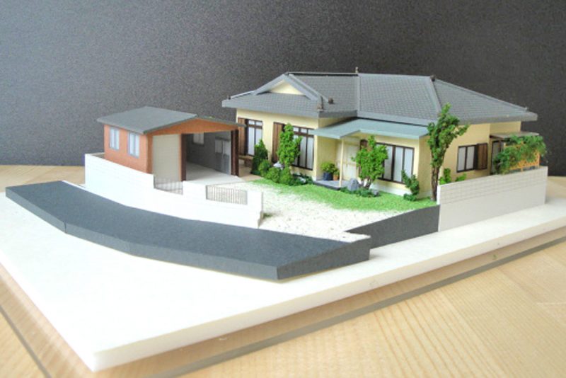 54 住宅模型＿カラー